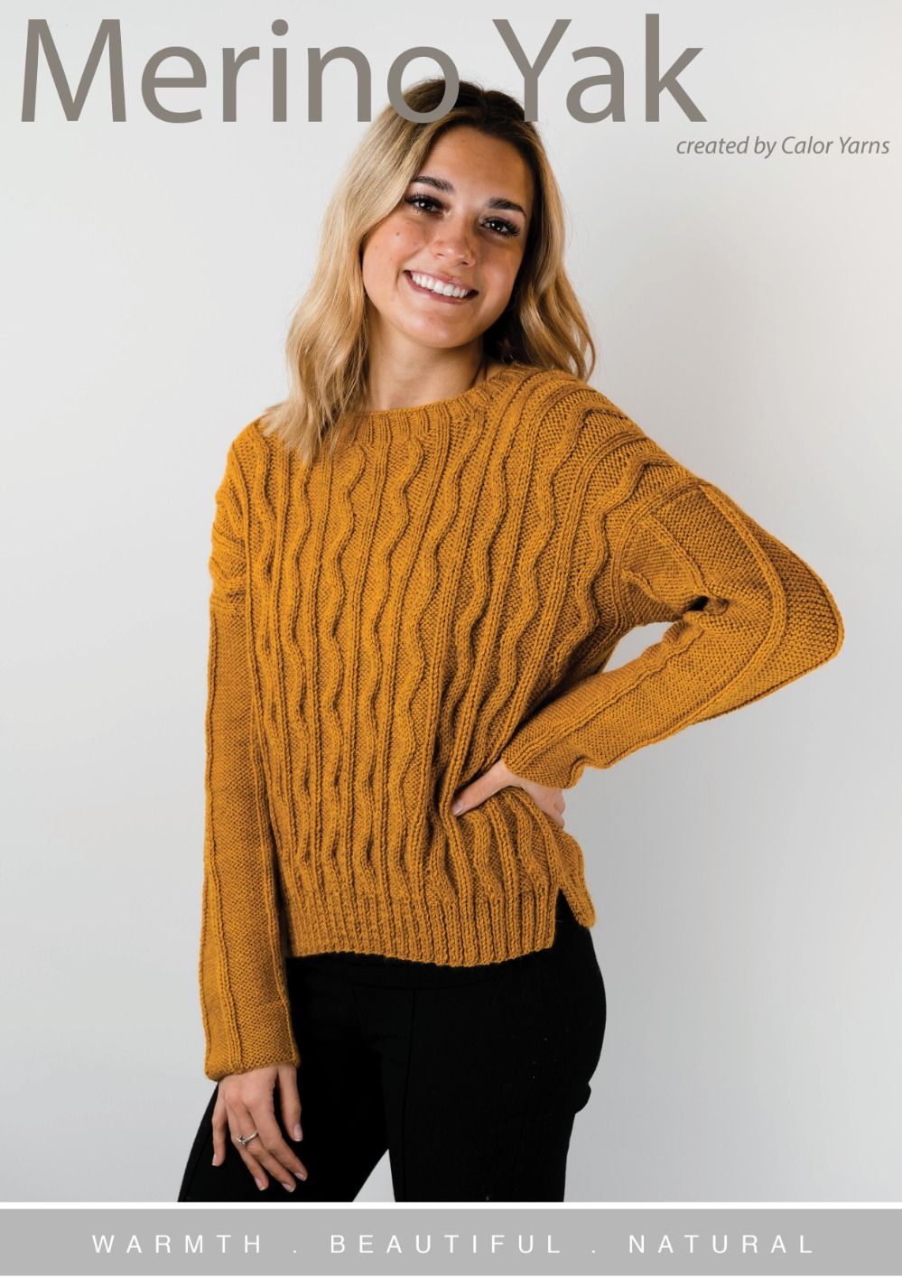 Merino Yak Zig Zag Sweater CY215
